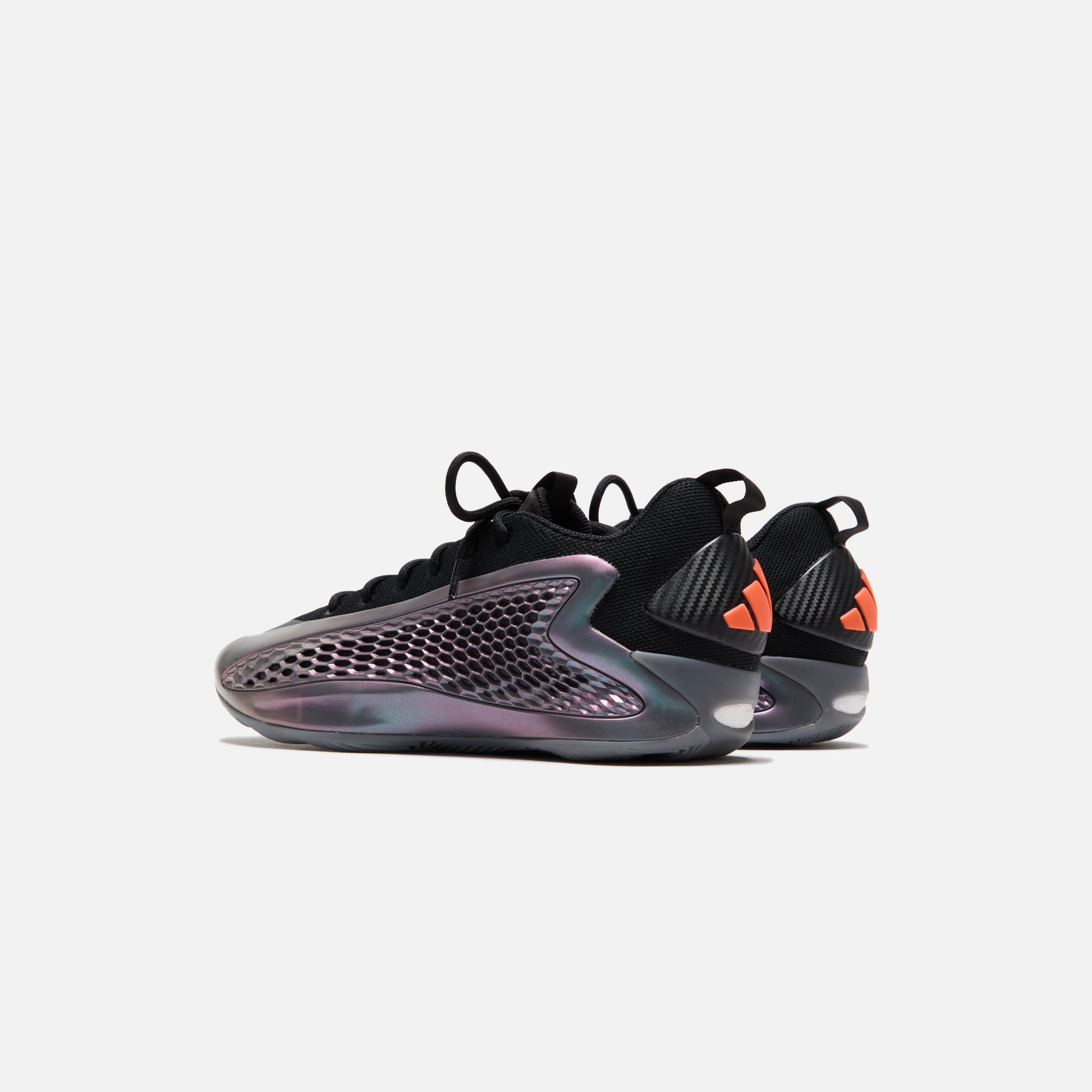 adidas AE 1 Low - Iron Metallic / Core Black / Solar Orange | Kith Iron Metallic / Core Black / Solar Orange