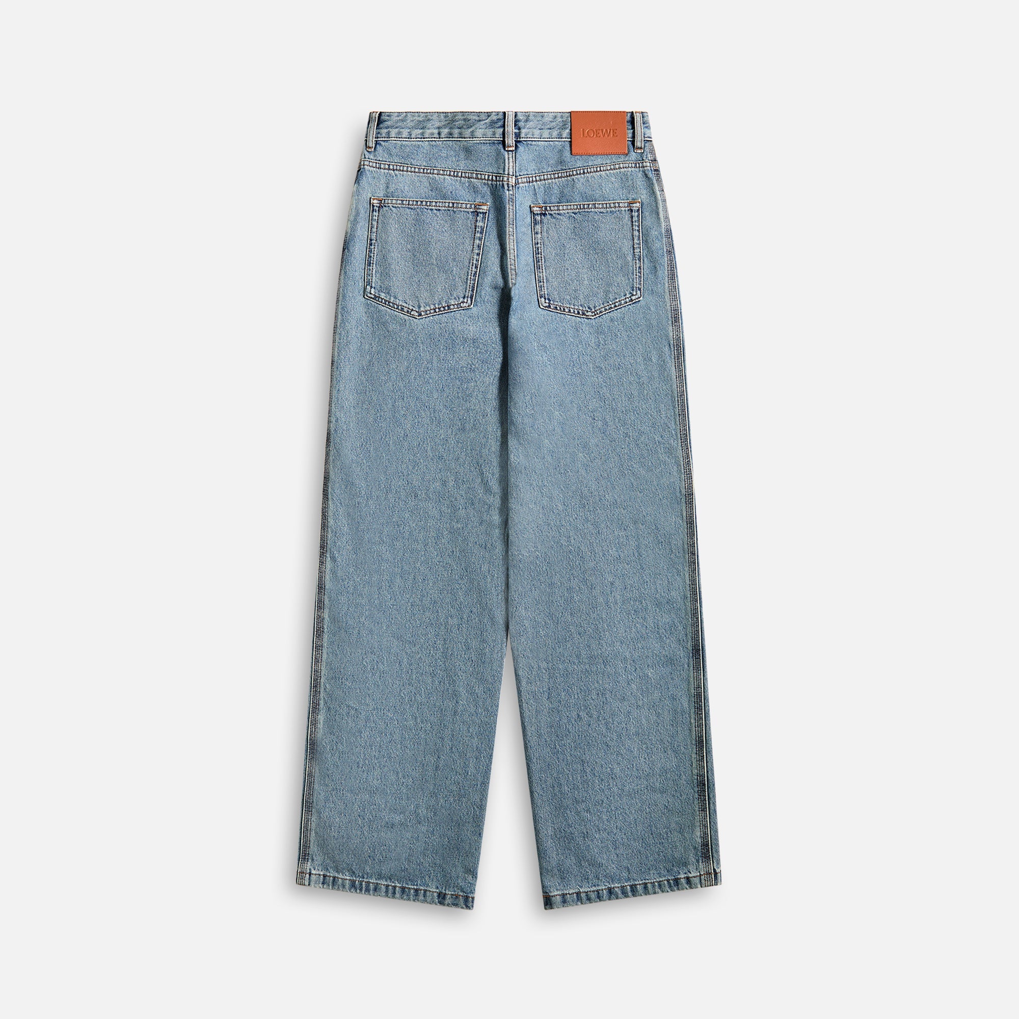 Loewe Anagram Baggy Jeans - Blue | Kith Blue