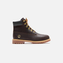 Timberland Youth 6 Inch Lace Up Waterproof Boot - Dark Brown | Kith Dark Brown