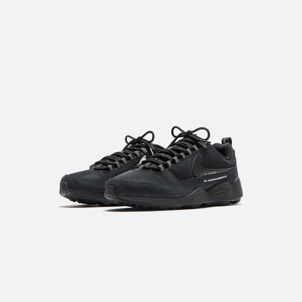 Nike x Fragment Air Zoom Spiridon - Black / Black / Black | Kith Black / Black / Black