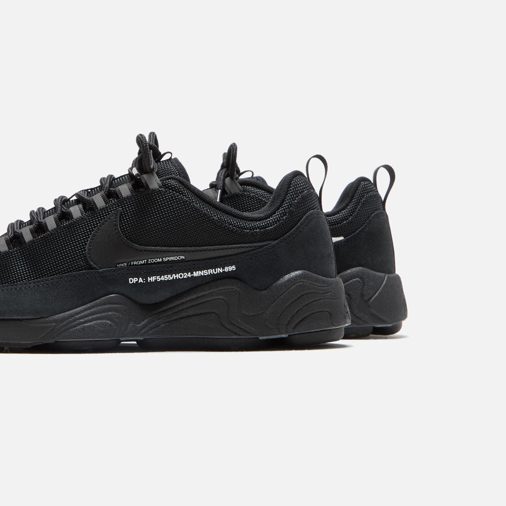 Nike x Fragment Air Zoom Spiridon - Black / Black / Black | Kith Black / Black / Black