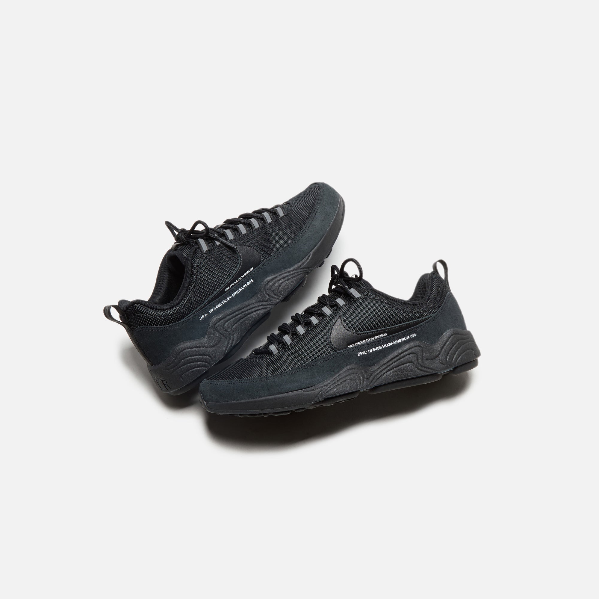 Nike x Fragment Air Zoom Spiridon - Black / Black / Black | Kith Black / Black / Black