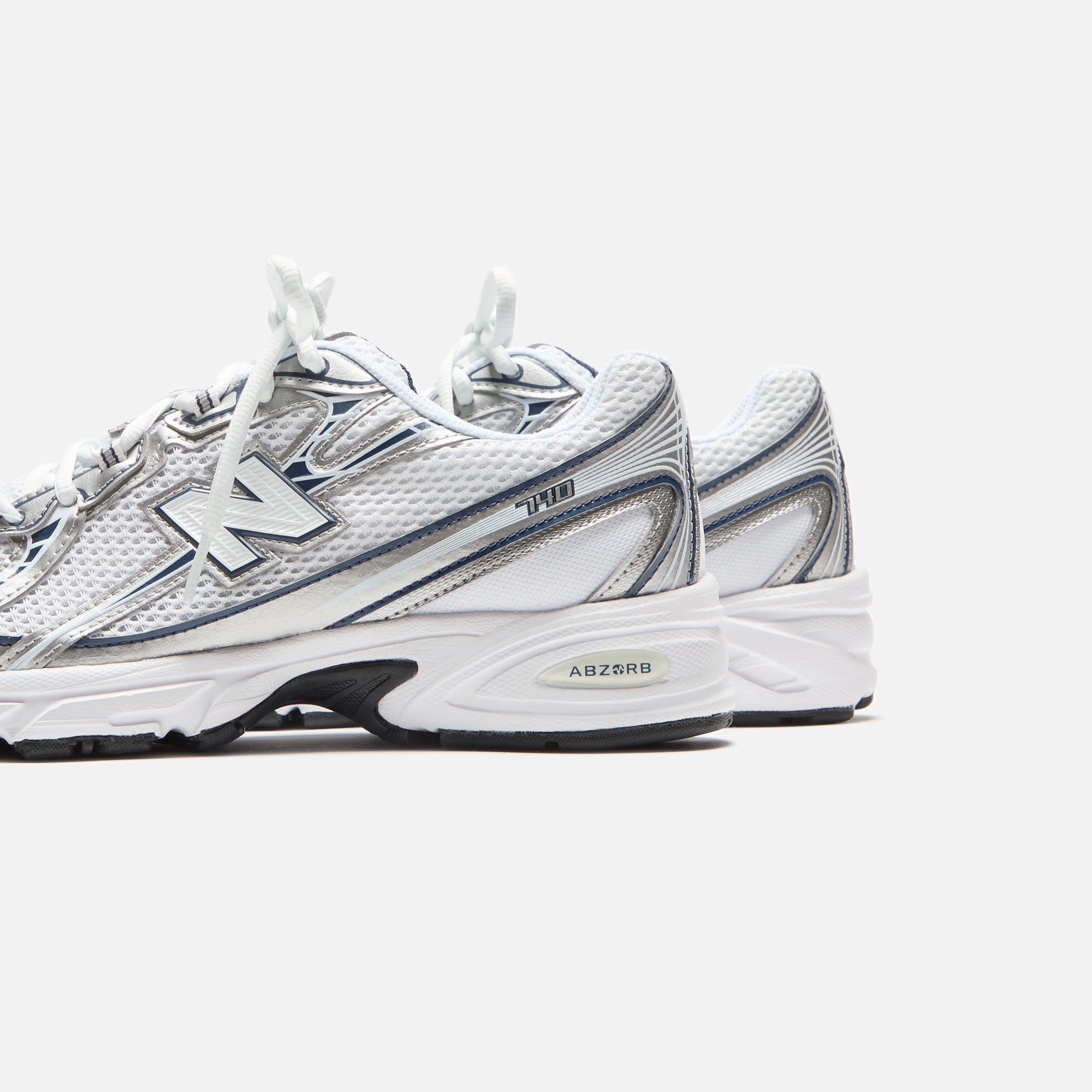New Balance 740v2 - White / Shadow Grey / Navy | Kith White / Shadow Grey / Navy