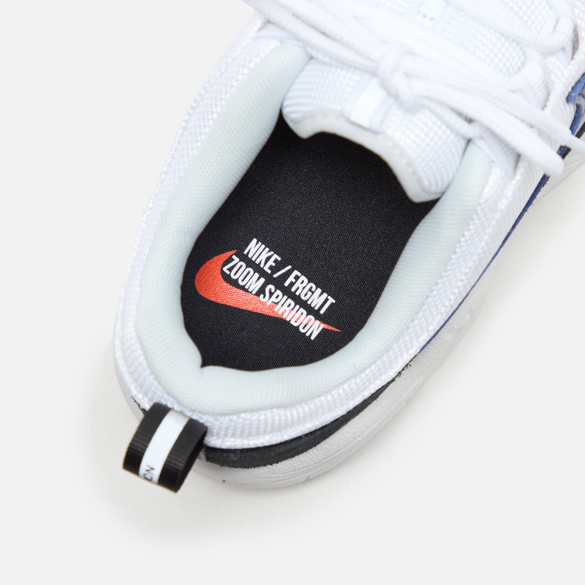 Nike x Fragment Air Zoom Spiridon - White / Blue Void / Black | Kith White / Blue Void / Black