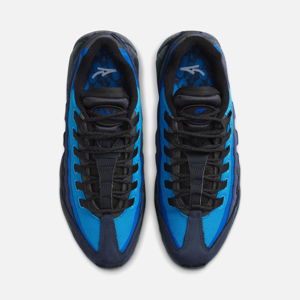 Nike x Stash Air Max 95 - Obsidian / Black / Harbor Blue | Kith Obsidian / Black / Harbor Blue