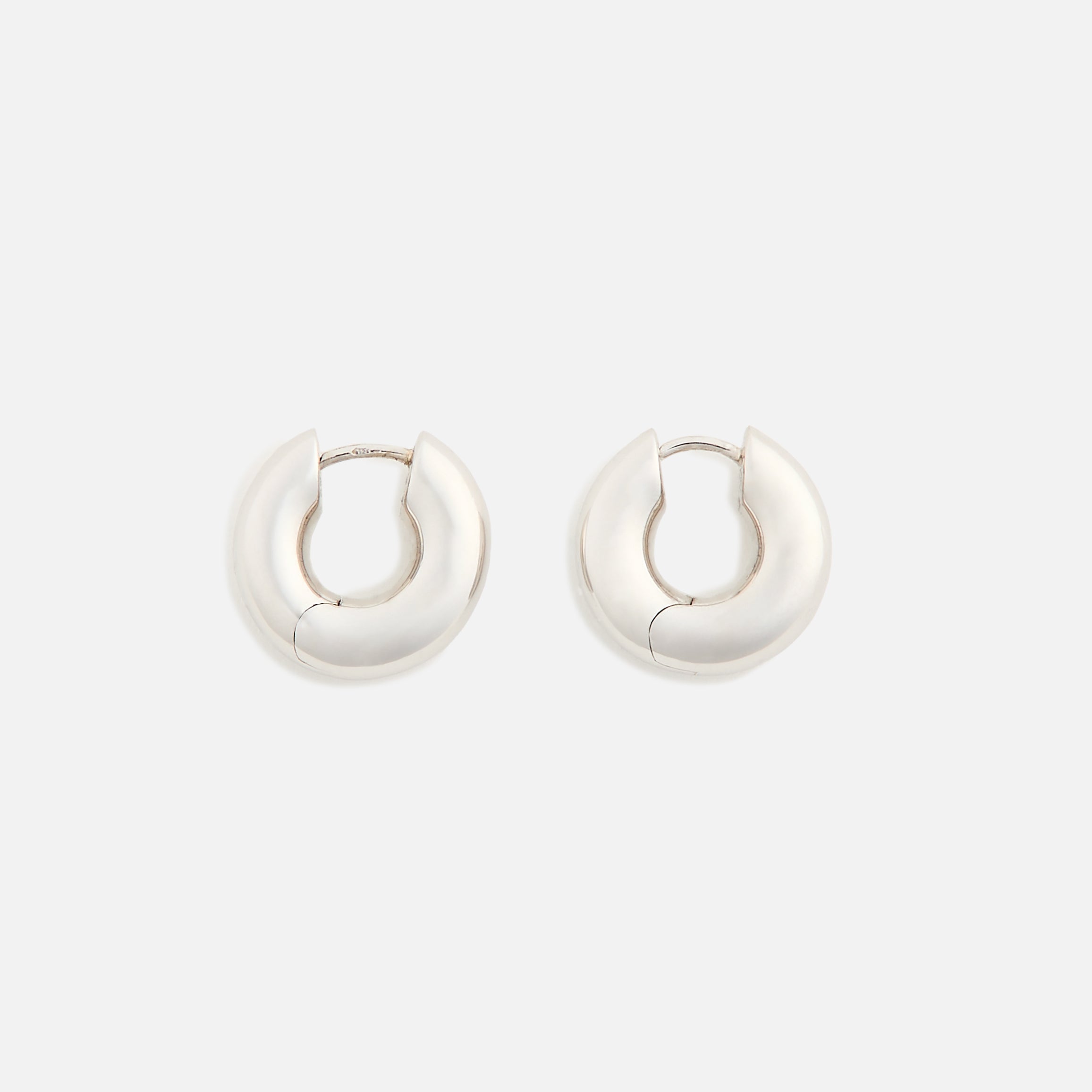 Tom Wood Chunky Hoops Small 925 Sterling - Silver | Kith Silver