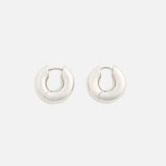 Tom Wood Chunky Hoops Small 925 Sterling - Silver | Kith Silver
