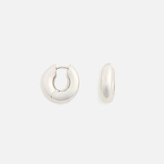 Tom Wood Chunky Hoops Small 925 Sterling - Silver | Kith Silver