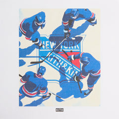 Kith for the New York Rangers on Ice Vintage Tee - White | Kith White