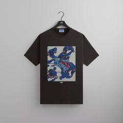 Kith for the New York Rangers on Ice Vintage Tee - Black | Kith Black