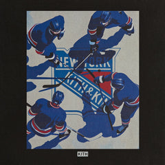 Kith for the New York Rangers on Ice Vintage Tee - Black | Kith Black