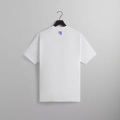 Kith for the New York Rangers Hat Trick Vintage Tee - White | Kith White