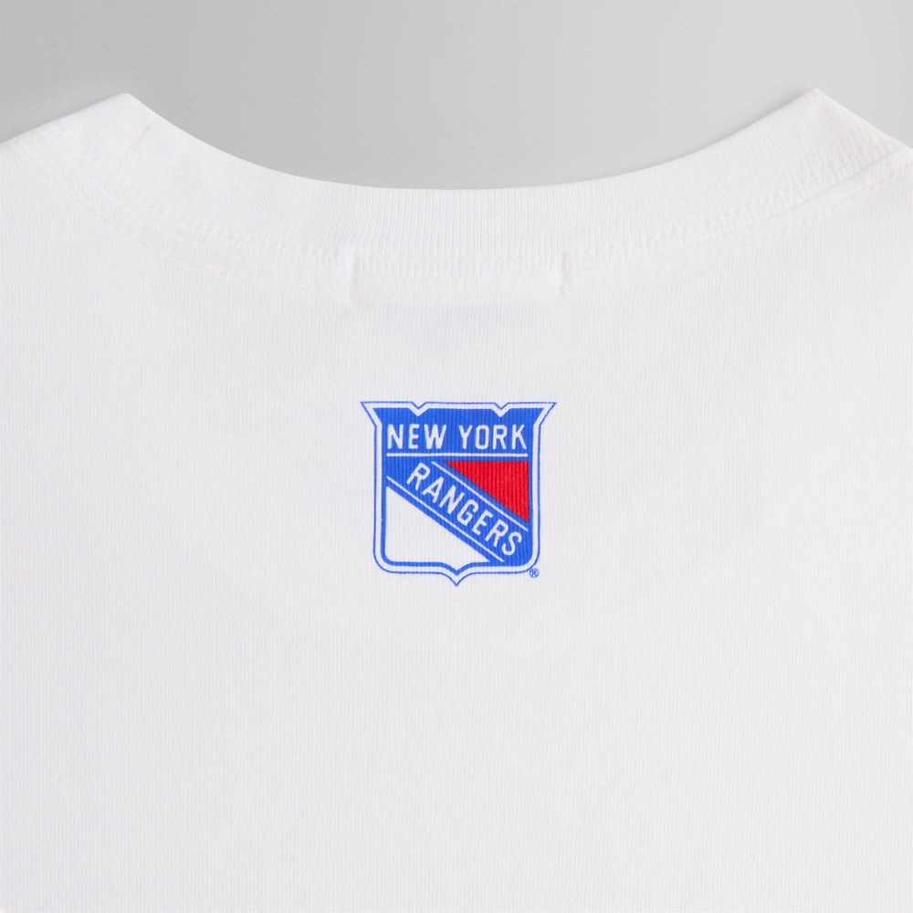 Kith for the New York Rangers Hat Trick Vintage Tee - White | Kith White