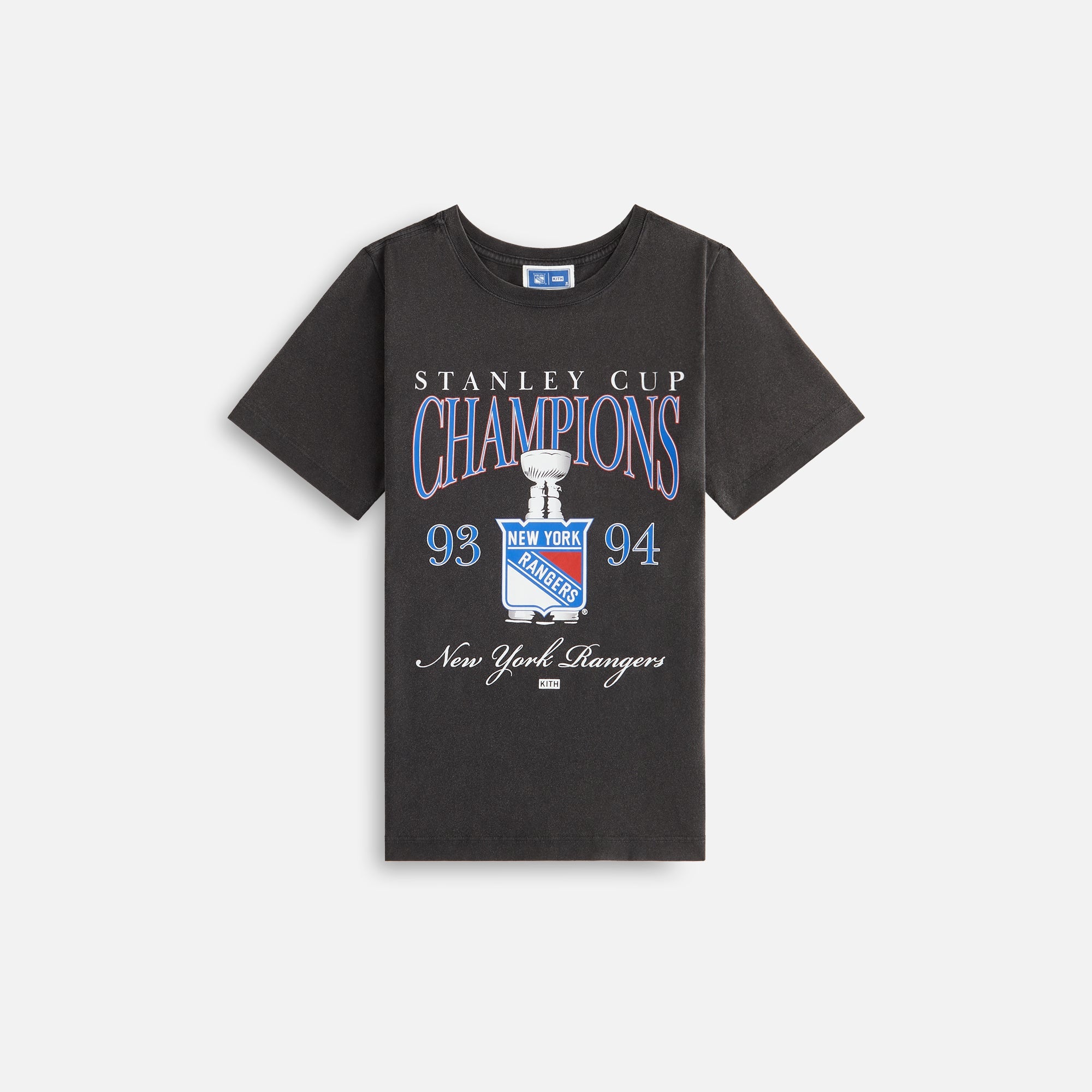 Kith Kids for the New York Rangers Champions Vintage Tee - Black | Kith Black