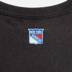 Kith Kids for the New York Rangers On Ice Vintage Tee - Black | Kith Black