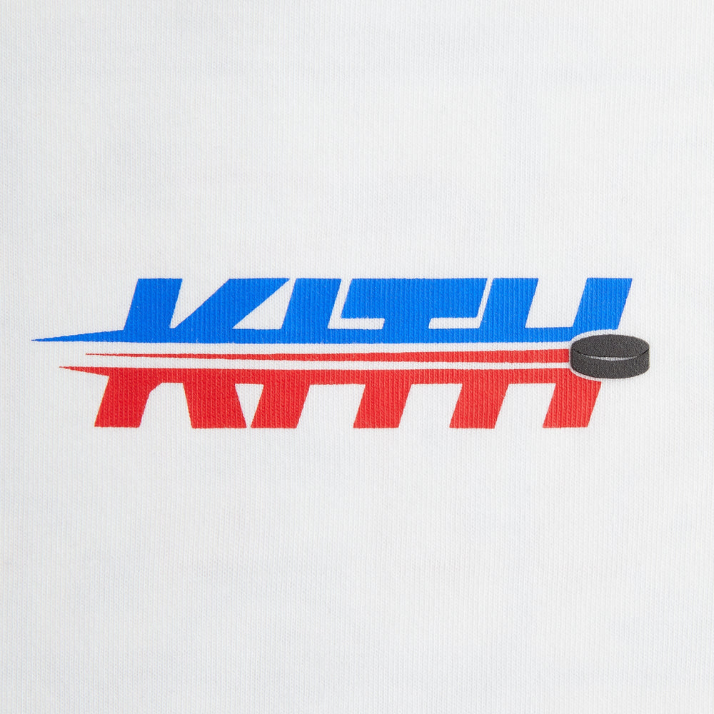 Kith Kids for the New York Rangers Hat Trick Rink Tee - White | Kith White