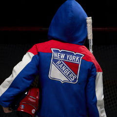 Kith Kids for the New York Rangers Quarter Zip Anorak - Cyclone | Kith Cyclone