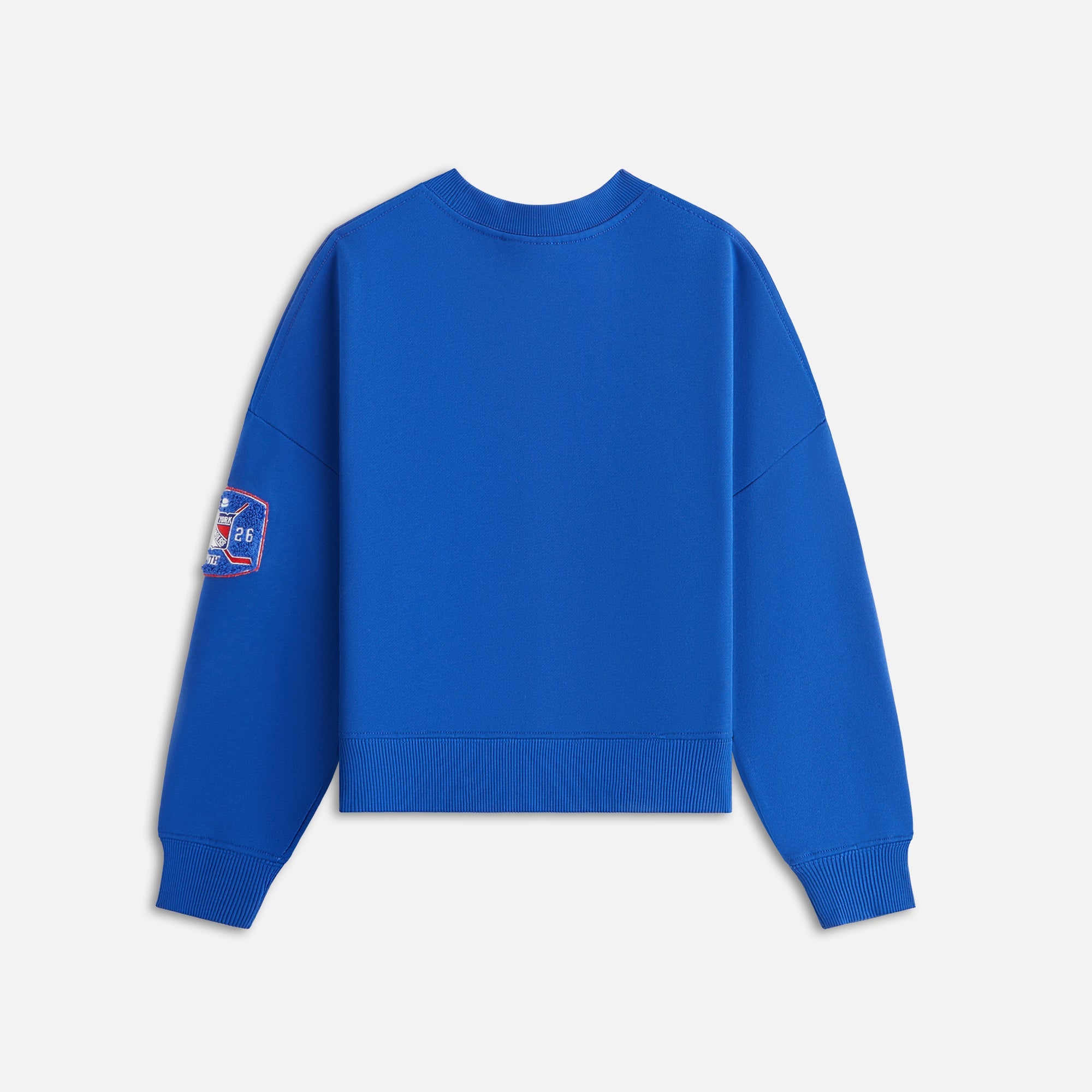 Kith Kids for the New York Rangers Skewed Nelson Crewneck - Cyclone | Kith Cyclone