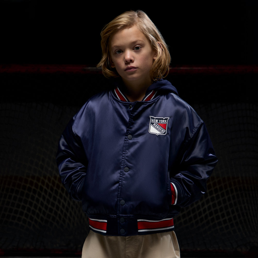 Kith Kids for the New York Rangers Gorman Jacket - Nocturnal | Kith Nocturnal