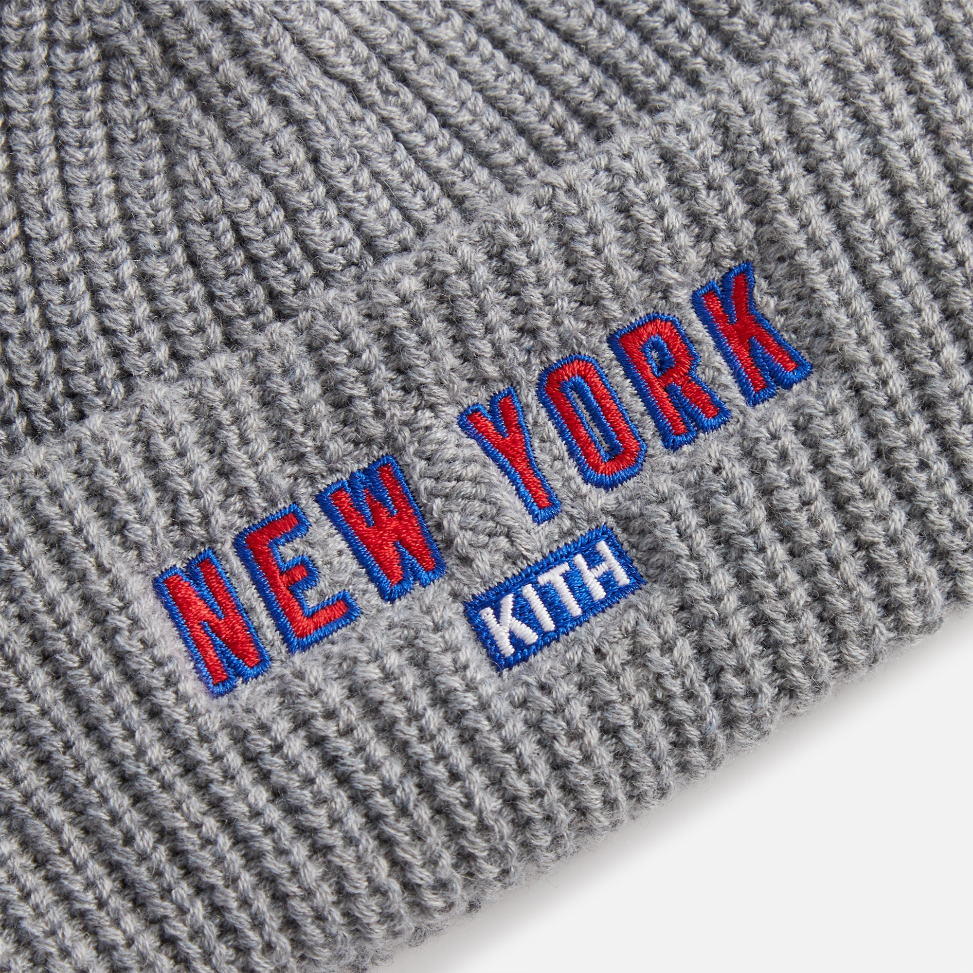 Kith Kids & '47 for the New York Rangers Brand Mia Beanie - Light Heat | Kith Light Heather Grey