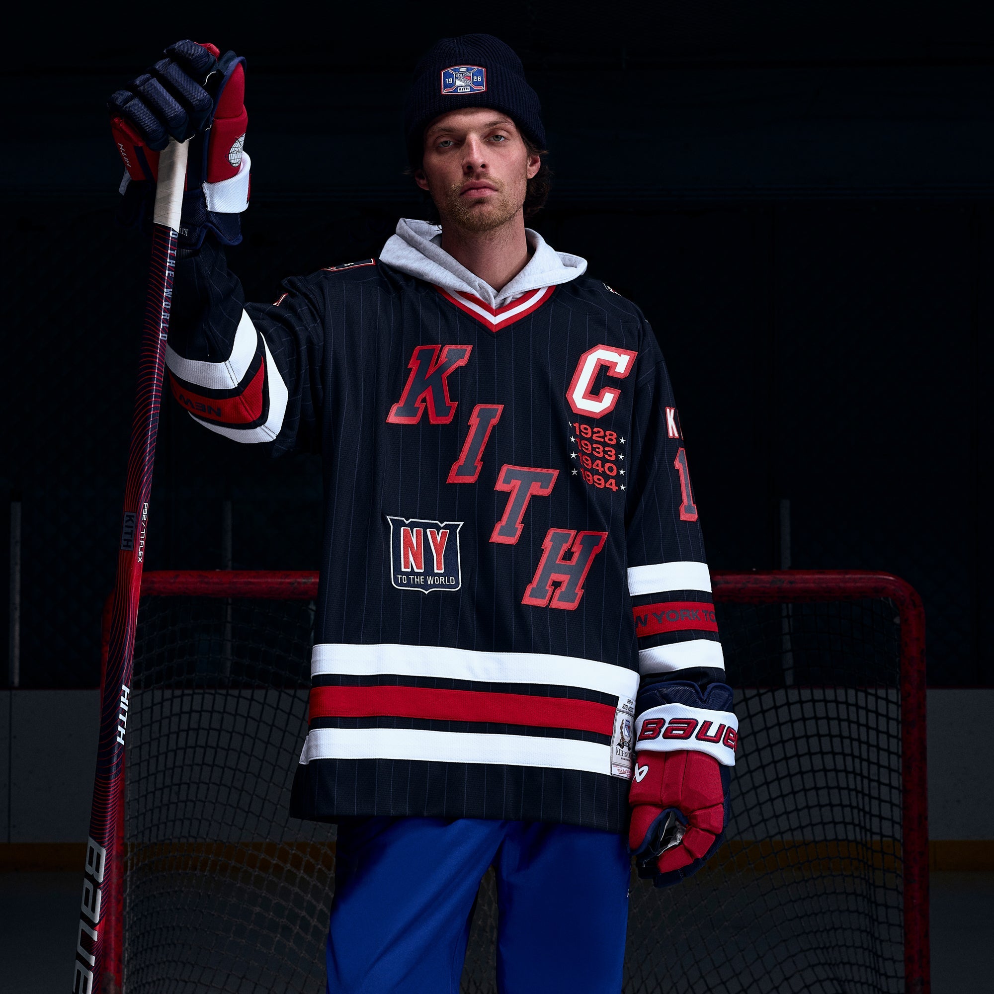 Kith & Bauer for the New York Rangers Vapor Hyperlite 2 Hockey Stick ( | Kith