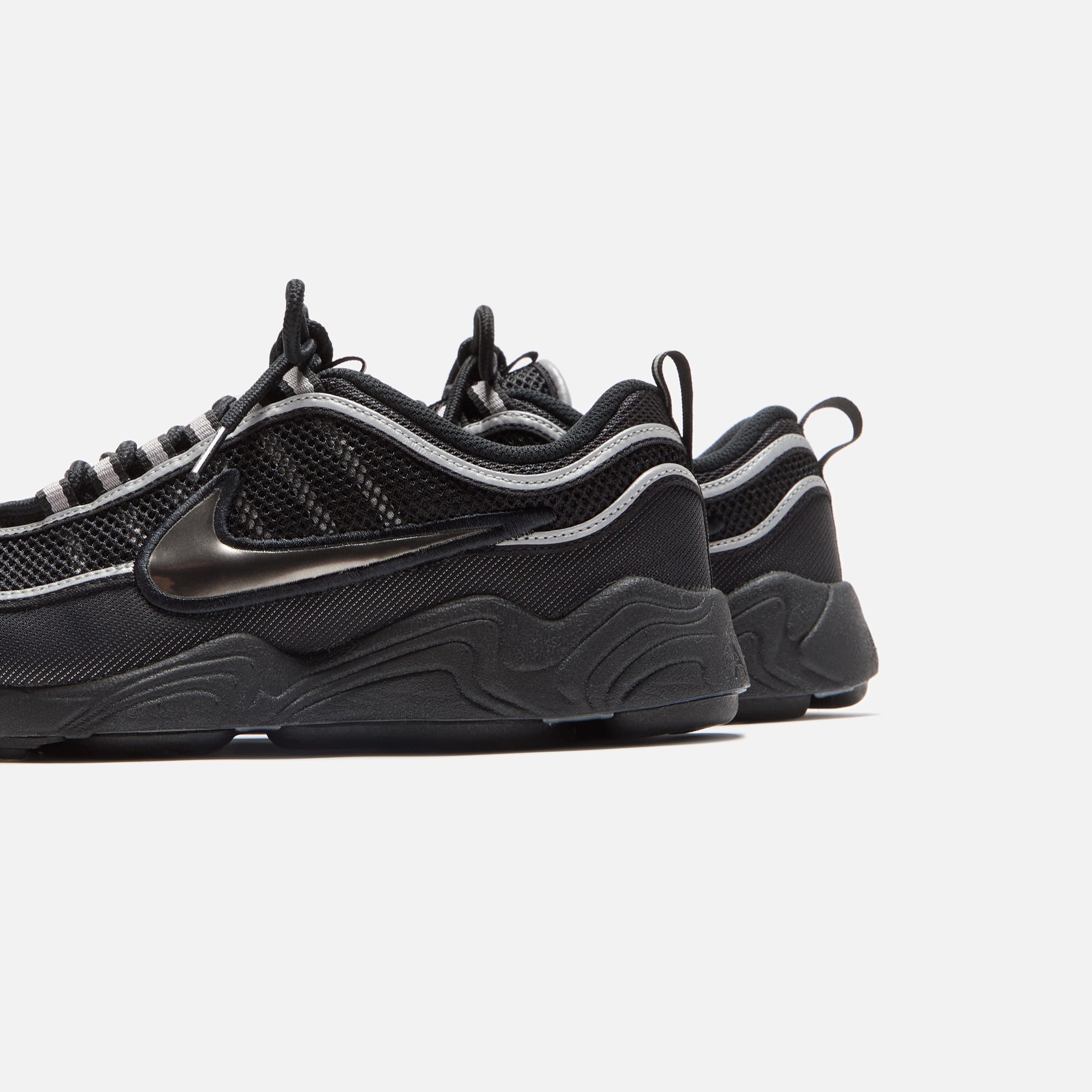 Nike Air Zoom Spiridon - Black / Metallic Silver / Sport Red | Kith Black / Metallic Silver / Sport Red