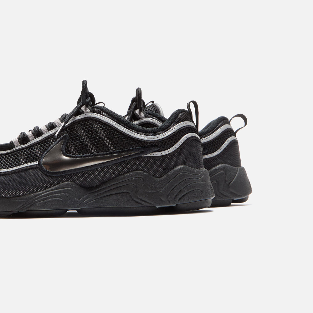 Nike Air Zoom Spiridon - Black / Metallic Silver / Sport Red | Kith Black / Metallic Silver / Sport Red