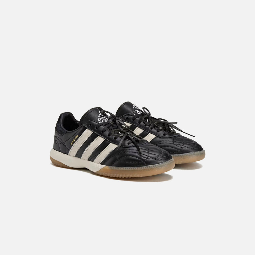 adidas x Naked x Maha Samba MN - Black / White | Kith Black / White