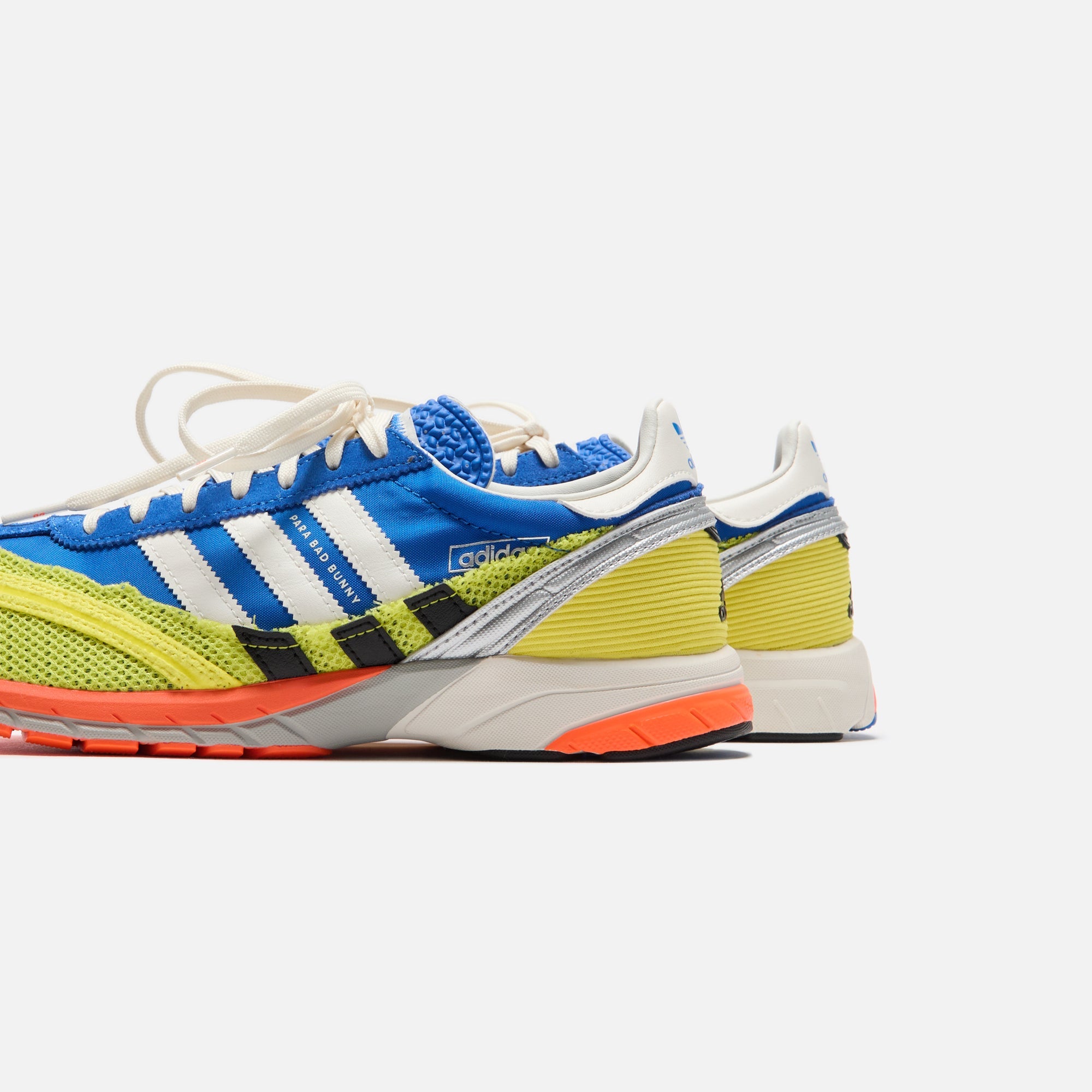 adidas x Bad Bunny Adizero SL 72 - Blue / Core White / Shock Yellow | Kith Blue / Core White / Shock Yellow
