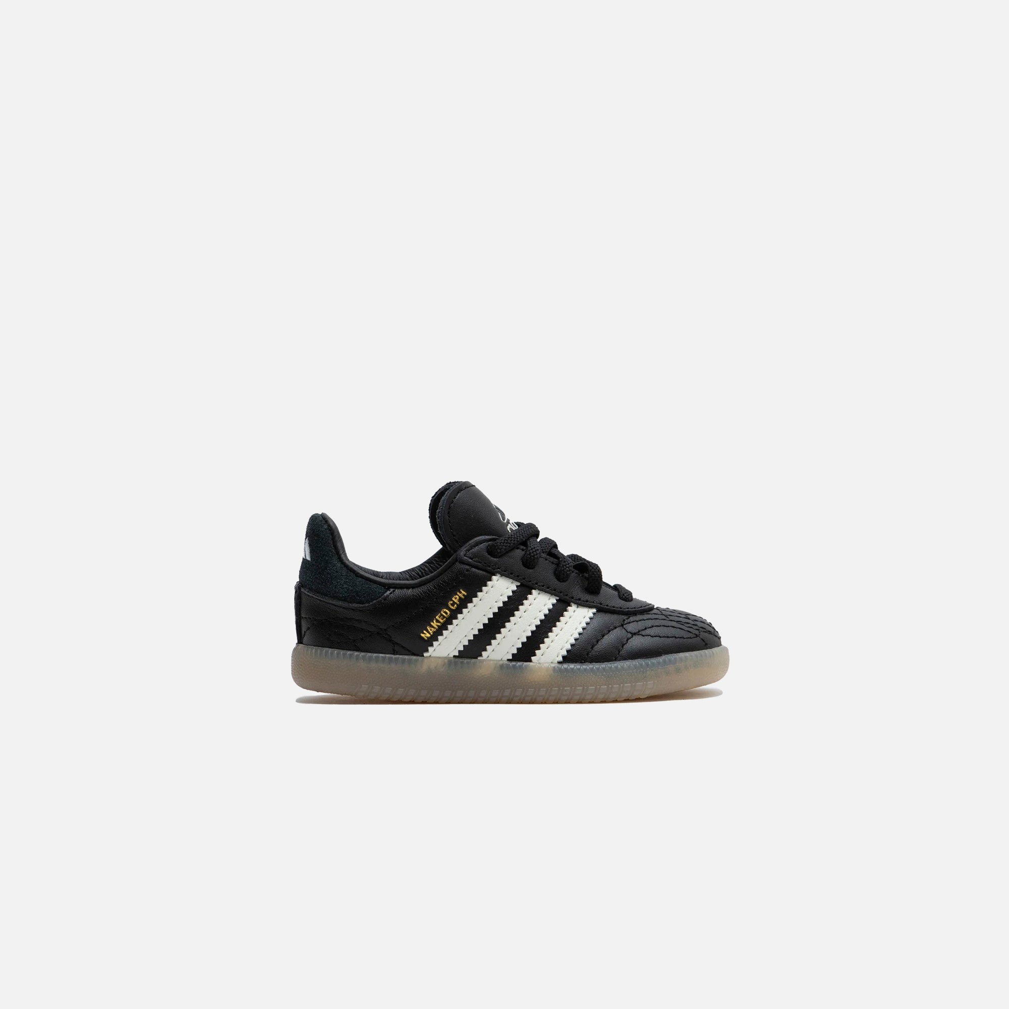 adidas x Naked x Maha TD Samba MN - Black / White | Kith Black / White