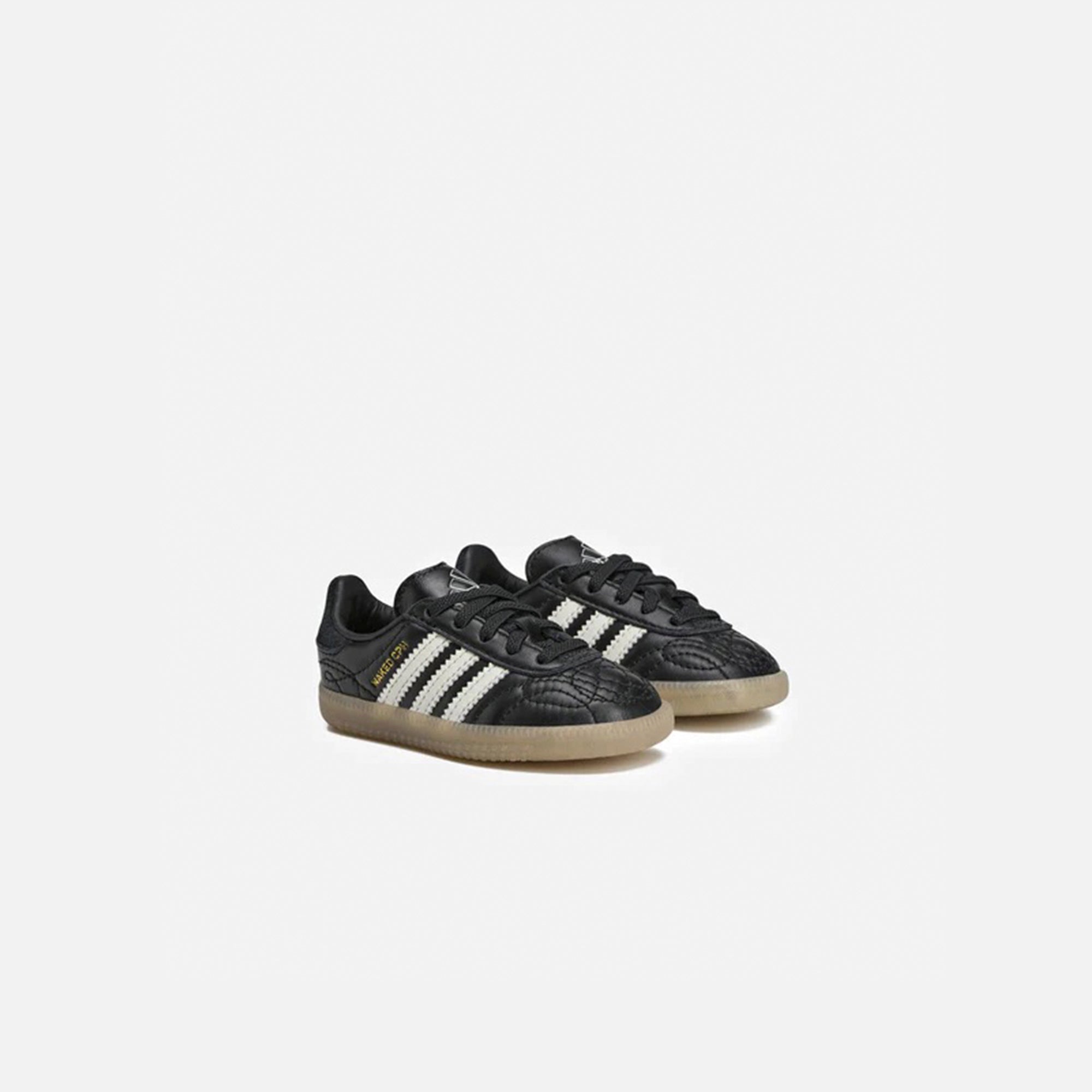 adidas x Naked x Maha TD Samba MN - Black / White | Kith Black / White