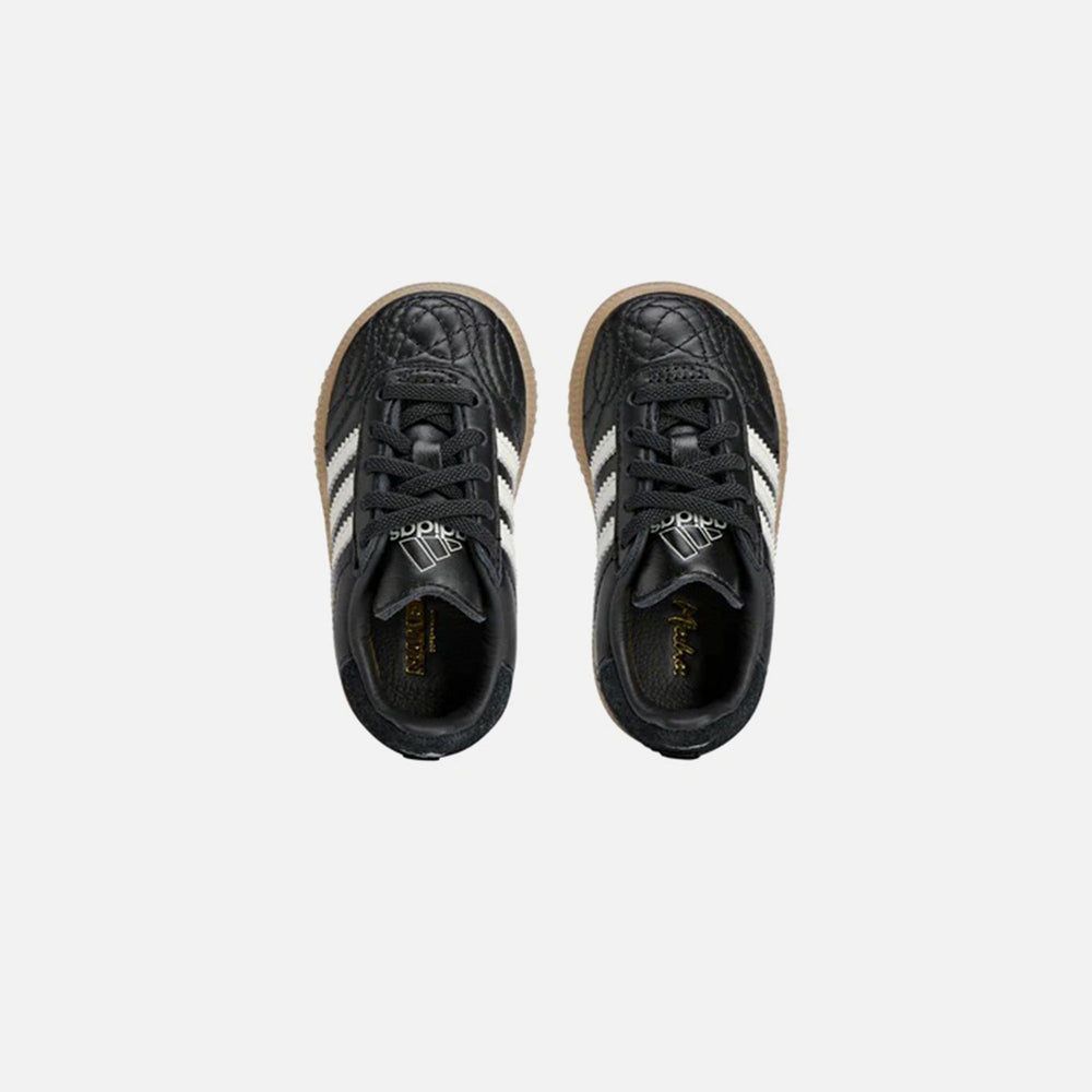 adidas x Naked x Maha TD Samba MN - Black / White | Kith Black / White