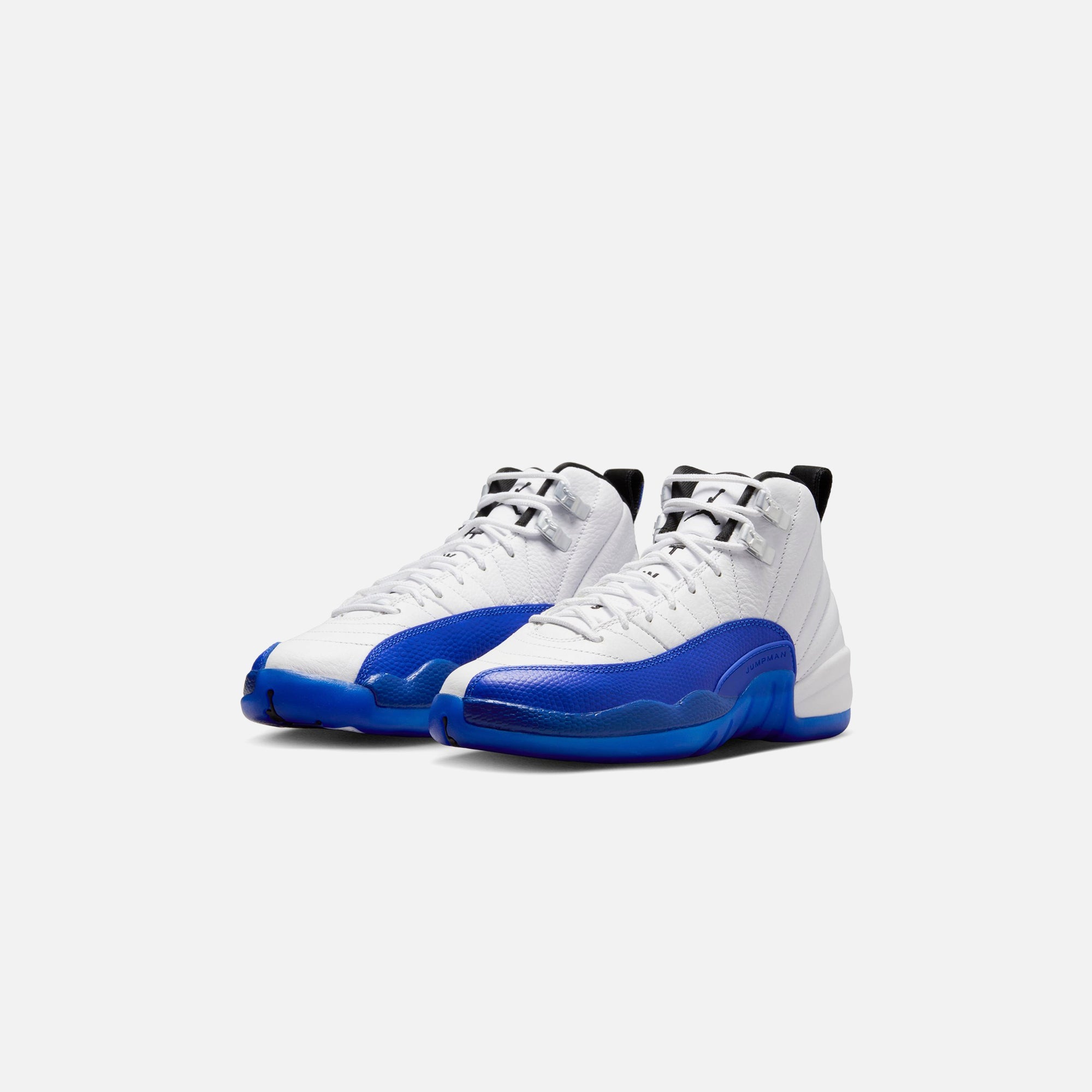 Jordan GS Air Jordan 12 - White / Black / Game Royal | Kith White / Black / Game Royal