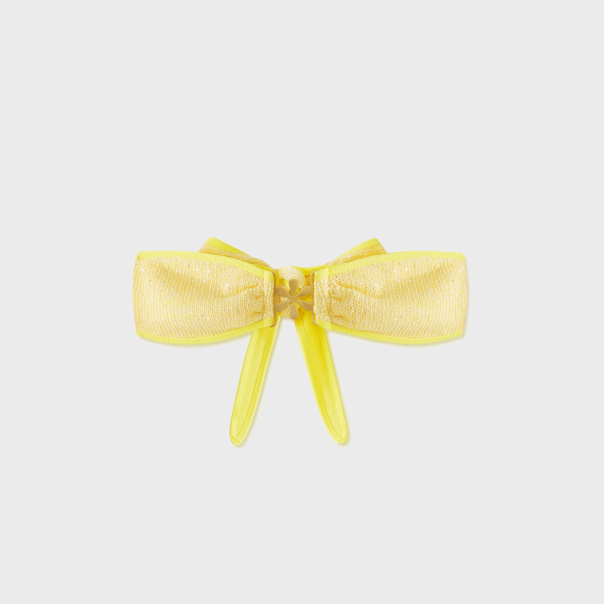 Asta Resort Mia Bikini Top - Butter Yellow Sequin | Kith Butter Yellow Sequin