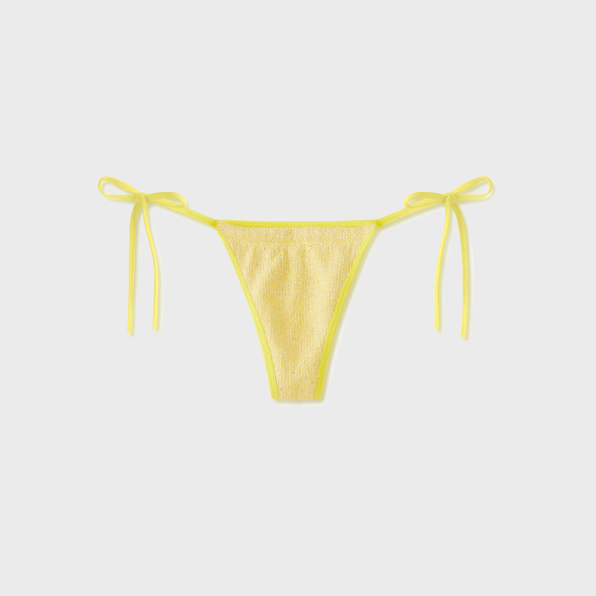 Asta Resort Mia Bikini Bottom - Butter Yellow Sequin | Kith Butter Yellow Sequin