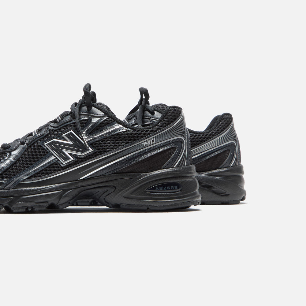 New Balance 740 - Black / Silver Metallic | Kith Black / Silver Metallic