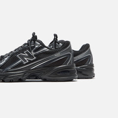 New Balance 740 - Black / Silver Metallic | Kith Black / Silver Metallic