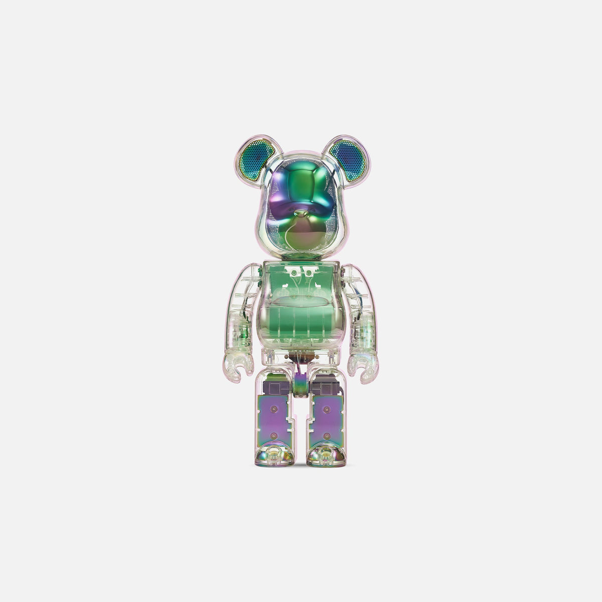 BE@RBRICK AUDIO 400% Portable Bluetooth Speaker - Crystal Halo | Kith Crystal Halo