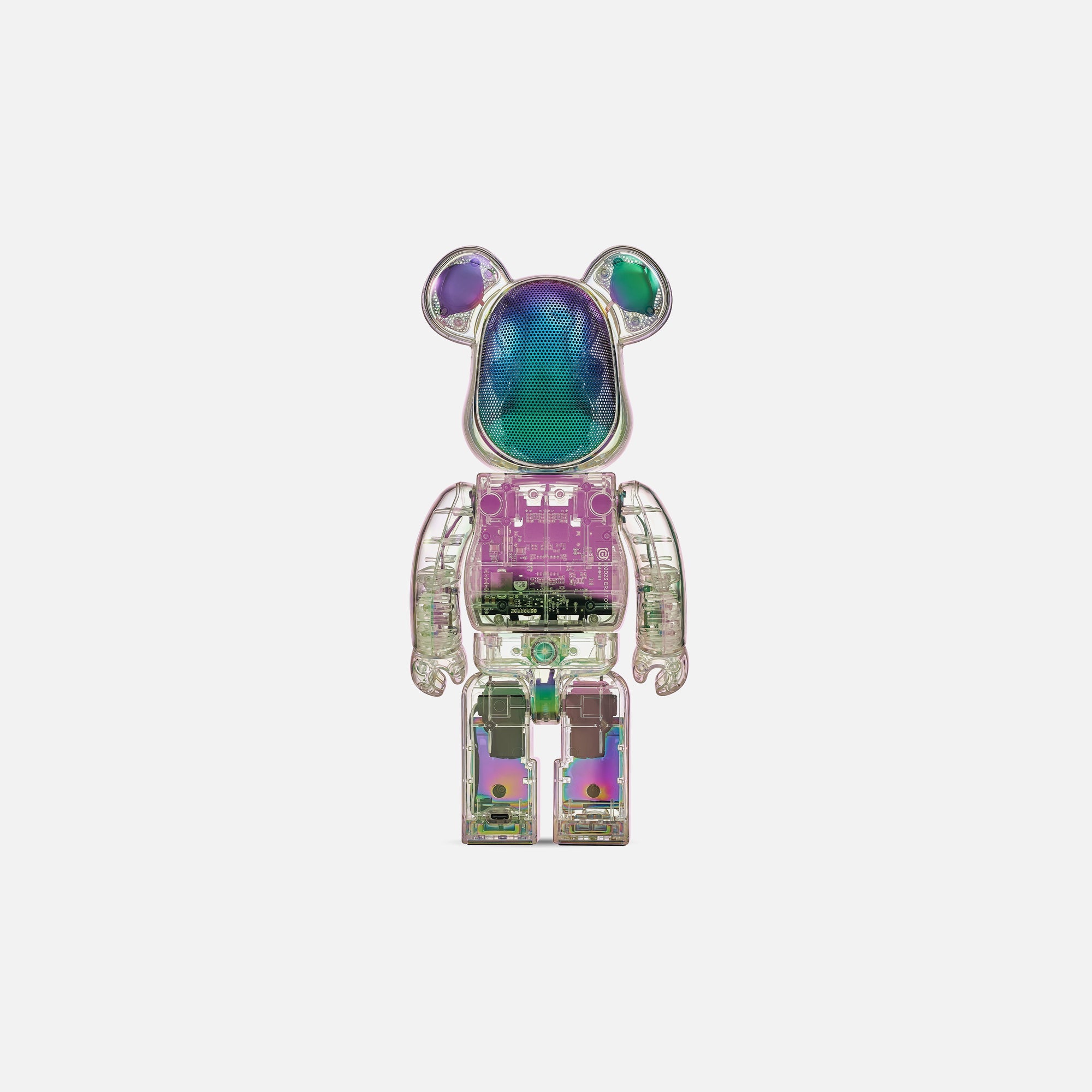 BE@RBRICK AUDIO 400% Portable Bluetooth Speaker - Crystal Halo | Kith Crystal Halo