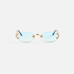 Vintage Frames Aspen Drill Mount 24KT Gold - Blue | Kith Blue