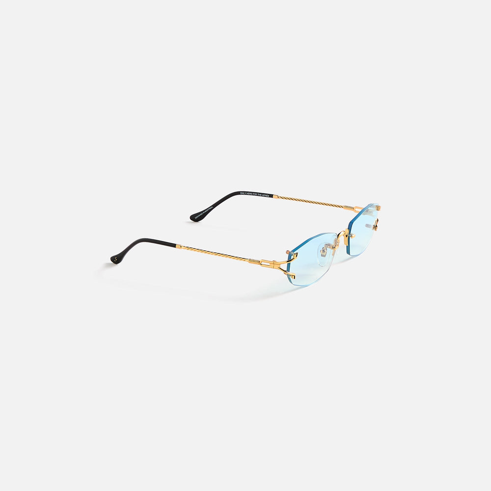 Vintage Frames Aspen Drill Mount 24KT Gold - Blue | Kith Blue
