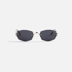 Vintage Frames Aspen Drill Mount 24KT White Gold - Navy | Kith Navy