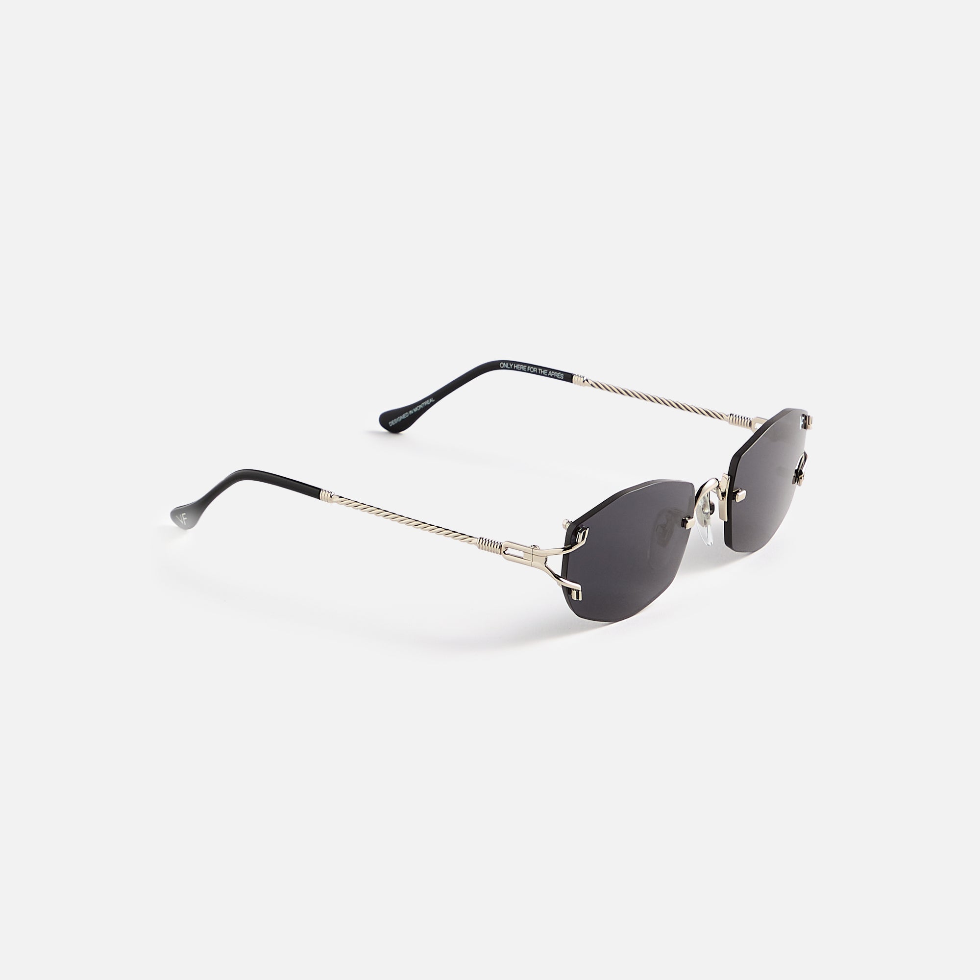 Vintage Frames Aspen Drill Mount 24KT White Gold - Navy | Kith Navy