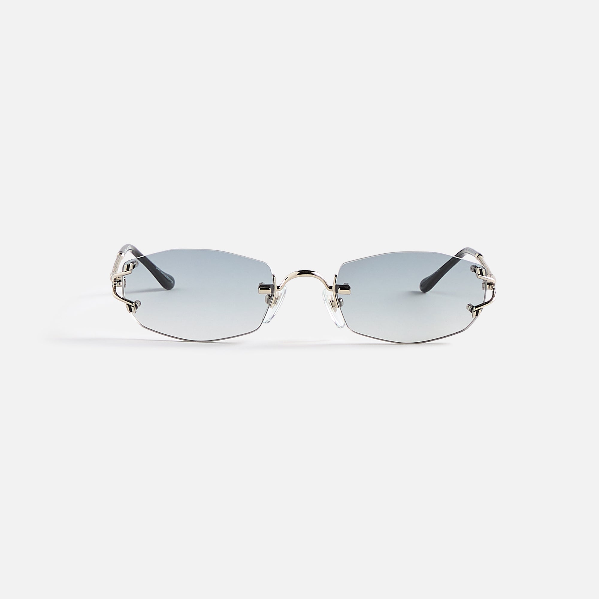 Vintage Frames Aspen Drill Mount 24KT White Gold - Silver | Kith Silver