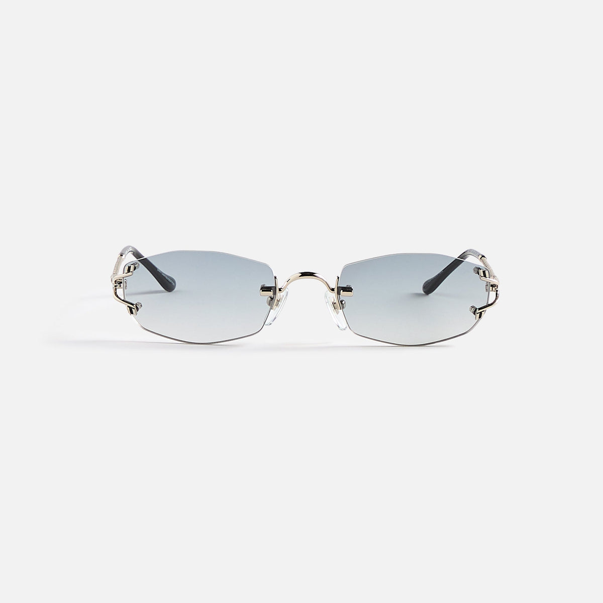 Vintage Frames Aspen Drill Mount 24KT White Gold - Silver | Kith Silver