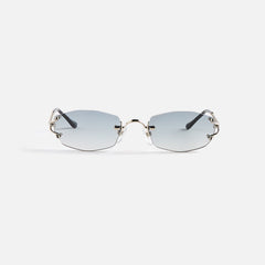 Vintage Frames Aspen Drill Mount 24KT White Gold - Silver | Kith Silver
