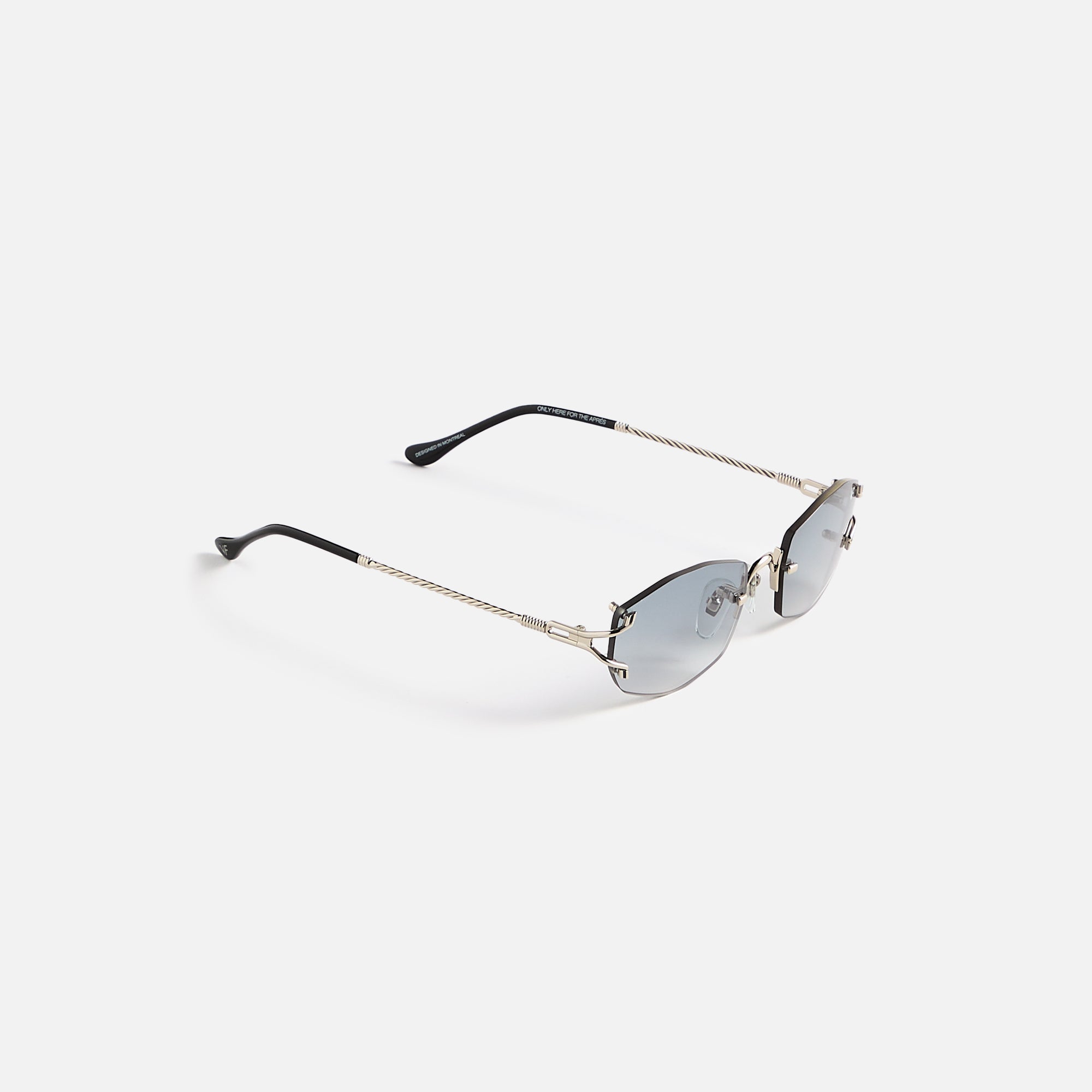 Vintage Frames Aspen Drill Mount 24KT White Gold - Silver | Kith Silver