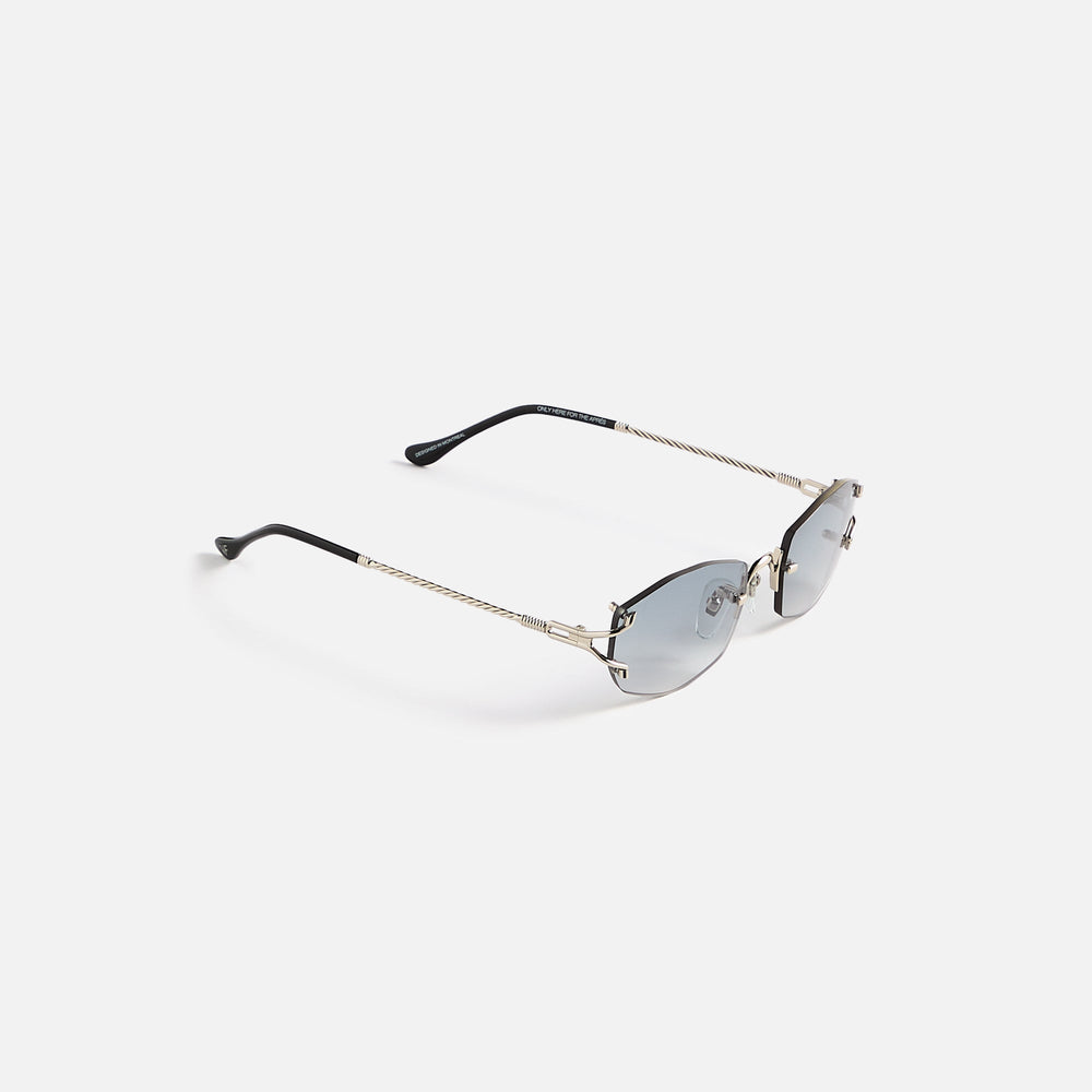 Vintage Frames Aspen Drill Mount 24KT White Gold - Silver | Kith Silver