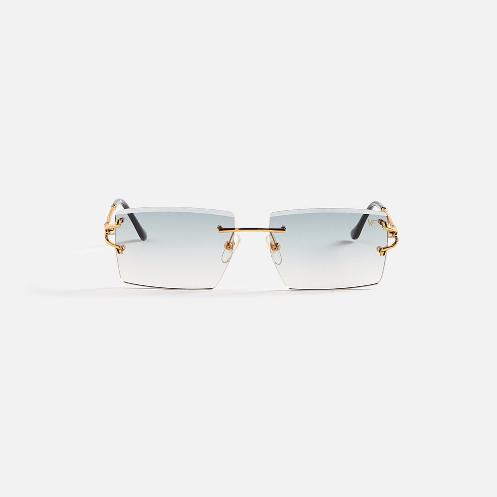 Vintage Frames Icon Drill Mount 24kt Yellow Gold - Blue | Kith Blue