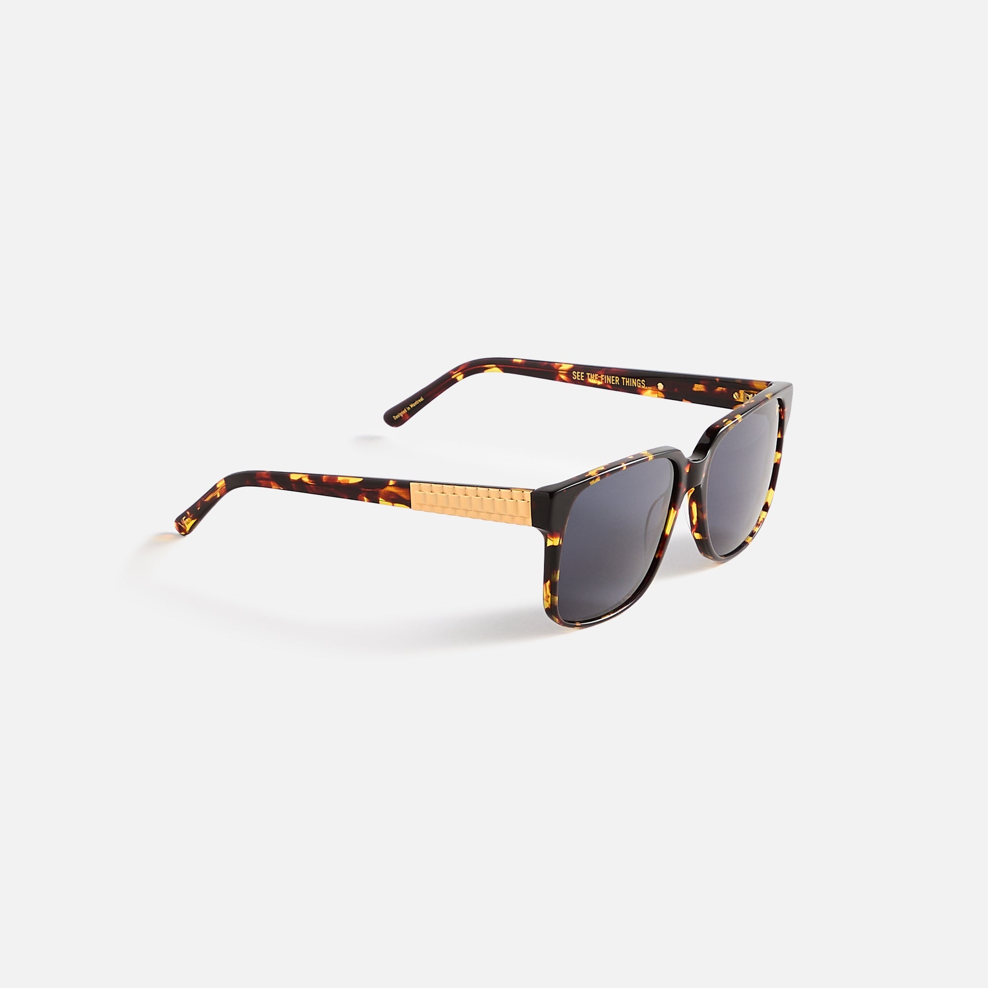 Vintage Frames Connoisseur Brown Tortoise Acetate - Navy | Kith Navy